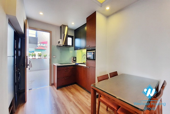 Comfortable one-bedroom apartment for rent in the center of Hai Ba Trung district near Vincom Ba Trieu